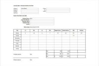 19+ Job Sheet Templates & Samples – Doc, Pdf, Excel, Apple for Maintenance Job Card Template
