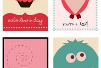 2011 Valentine Card Print Out | Printable Valentines Cards with Valentine Card Template For Kids