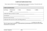 23+ Credit Card Authorization Form Template Pdf Fillable 2020!! throughout Hotel Credit Card Authorization Form Template