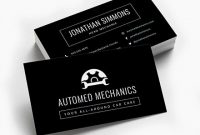 25+ Automotive Business Card Templates – Ms Word with Automotive Business Card Templates