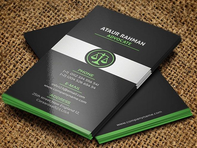 25 Creative Lawyer Business Card Templates | Lawyer Business pertaining to Lawyer Business Cards Templates