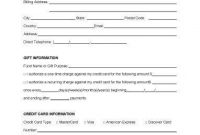 27+ Credit Card Authorization Form Template Download (Pdf with regard to Authorization To Charge Credit Card Template