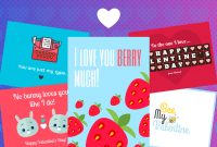 30+ Unique Valentine's Day Card Ideas & Templates [Updated] throughout Valentine Card Template Word