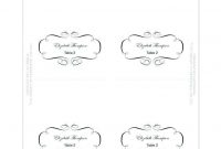 31 Visiting Microsoft Word Place Card Template 6 Per Page throughout Place Card Template 6 Per Sheet