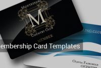 35+ Membership Card Designs & Templates | Free & Premium for Template For Membership Cards