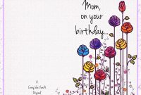 38 Beautiful Birthday Cards For Mom | Kittybabylove for Mom Birthday Card Template
