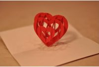 3D Heart Pop Up Card Template pertaining to 3D Heart Pop Up Card Template Pdf