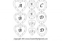 3D Heart Template | Heart Pop Up Card, Heart Template, Pop inside 3D Heart Pop Up Card Template Pdf