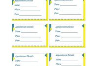 40+ Appointment Cards Templates & Appointment Reminders in Medical Appointment Card Template Free