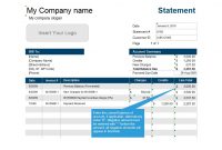 40 Billing Statement Templates [Medical, Legal, Itemized + More] in Credit Card Statement Template