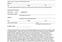 41 Credit Card Authorization Forms Templates {Ready-To-Use} pertaining to Authorization To Charge Credit Card Template