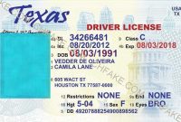 41 Format Texas Id Card Template With Stunning Design For with regard to Texas Id Card Template