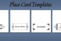 42 The Best Small Tent Card Template 6 Per Sheet With with regard to Free Template For Place Cards 6 Per Sheet
