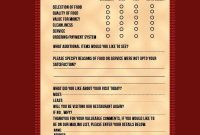 43 Creative Comment Card Template Restaurant Free Psd File pertaining to Restaurant Comment Card Template