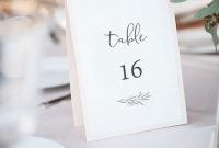 4X6 Rustic Table Number Template Instant Download, Wedding with regard to Table Number Cards Template