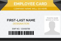 5 Best Employee Id Card Format In Word | Microsoft Word Id inside Id Card Template For Microsoft Word