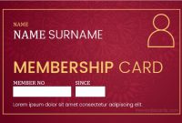5 Best Membership Id Badge Templates For Ms Word | Microsoft intended for Gym Membership Card Template