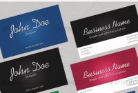 5 Business Card Templates For Real Estate Agents within Generic Business Card Template