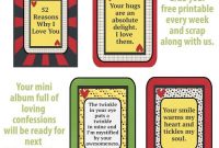 52 Reasons Why I Love You Free Printables, Scrapbook Along regarding 52 Reasons Why I Love You Cards Templates Free
