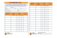 58 Medication List Templates For Any Patient [Word, Excel, Pdf] regarding Medication Card Template