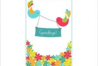 59 Online Farewell Card Template Ai Layouts With Farewell within Goodbye Card Template