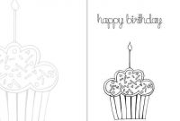 62 Free Printable Print A Birthday Card Template Maker With for Free Templates For Cards Print