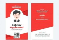 64 Standard Id Card Template Free Download Word Portrait regarding Template For Id Card Free Download