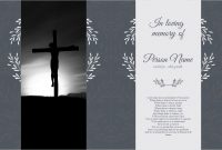 7 Best Printable Memorial Card Templates – Printablee with regard to Memorial Cards For Funeral Template Free