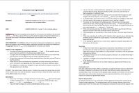 7 Business Agreement Templates – Word Templates For Free in Corporate Credit Card Agreement Template
