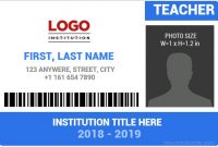 7+ School Id Card/badge Templates Ms Word | Microsoft Word intended for High School Id Card Template