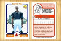 77 Customize Baseball Trading Card Template For Word within Baseball Card Template Word