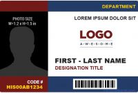 8 Best Company Id Card Templates Ms Word | Microsoft Word Id for Personal Identification Card Template