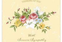 8 Free, Printable Sympathy Cards For Any Loss | Condolence inside Sorry For Your Loss Card Template