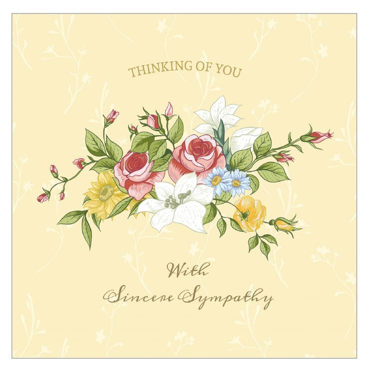 8 Free, Printable Sympathy Cards For Any Loss | Condolence inside Sorry For Your Loss Card Template