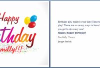80 Report Birthday Card Template Word Free Now For Birthday within Foldable Birthday Card Template