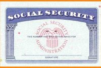 9+ Fake Social Security Card | | Id Card Template, Card intended for Editable Social Security Card Template