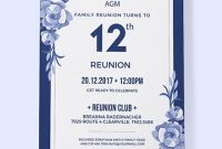 9+ Family Reunion Invitation Templates | Free & Premium for Reunion Invitation Card Templates