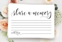 9+ Funeral Memorial Card Templates In Ai | Word | Pages with In Memory Cards Templates