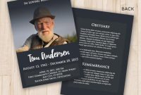 9+ Funeral Memorial Card Templates In Ai | Word | Pages within Remembrance Cards Template Free