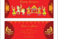 97 Customize Indian Wedding Invitation Card Design Blank regarding Indian Wedding Cards Design Templates