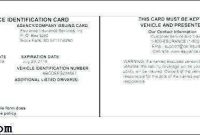 99 Printable Auto Id Card Template Download With Auto Id for Car Insurance Card Template Free