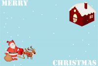 A Free Customizable Reindeer Christmas Card Template Is in Print Your Own Christmas Cards Templates