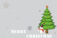 A Free Customizable Tree Christmas Card Template Is Provided in Print Your Own Christmas Cards Templates