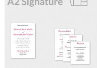 A2 Signature Invitation Template throughout A2 Card Template