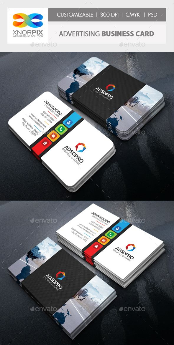 Advertising Business Card | Business Cards Creative within Advertising Card Template