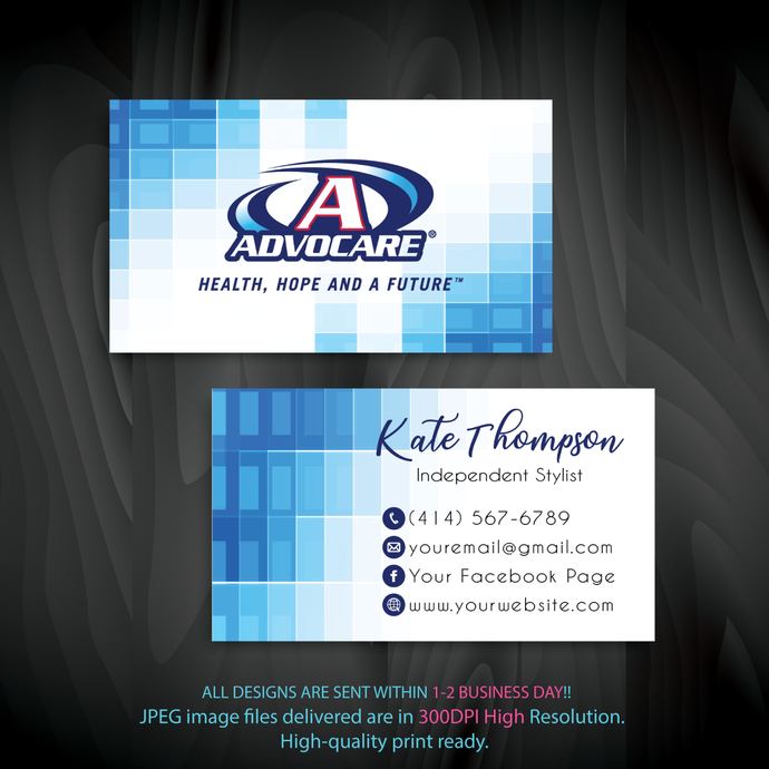 Advocare Business Cards, Advocare, Printable File in Advocare Business Card Template