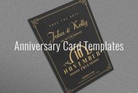 Anniversary Card Template – 10+ Free Sample, Example Format intended for Anniversary Card Template Word