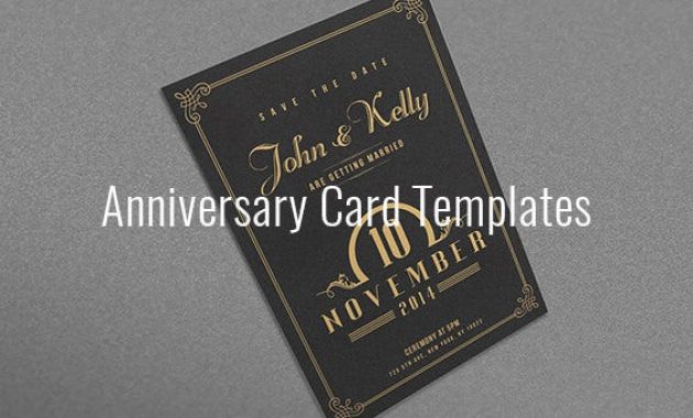 Anniversary Card Template - 10+ Free Sample, Example Format intended for Anniversary Card Template Word
