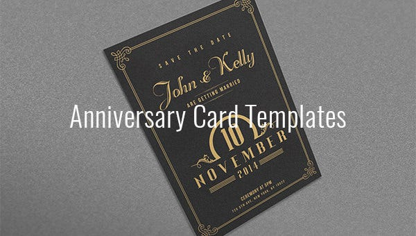 Anniversary Card Template - 10+ Free Sample, Example Format intended for Anniversary Card Template Word