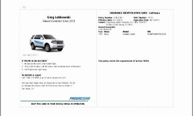 Auto Insurance Card Template Pdf Fresh Illinois Fake in Fake Car Insurance Card Template